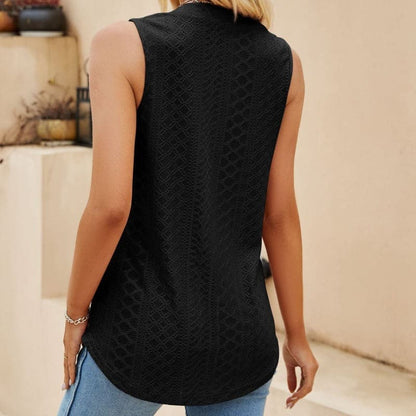 Milwa - Chemisier design élégant avec décolleté en V