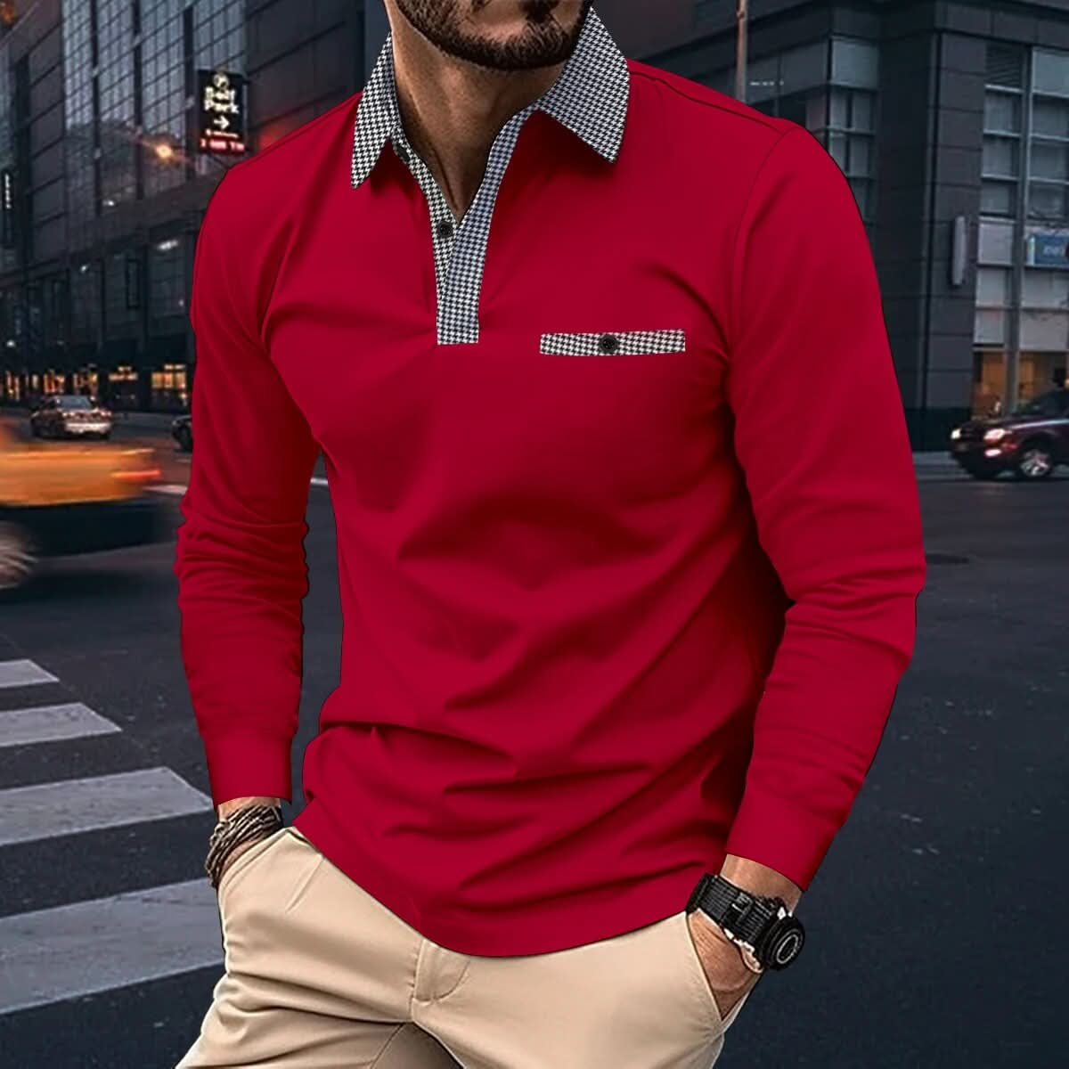 Vibrant, Élégant et Confortable Polo Moderne pour Hommes