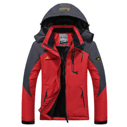 Veste parka homme – Coupe régulière – Capuche doublée en fausse fourrure – Imperméable