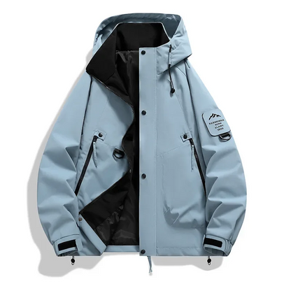 Homme Veste - Tissu Tissé - Coupe Décontractée - Capuche Ajustable - Manches Longues