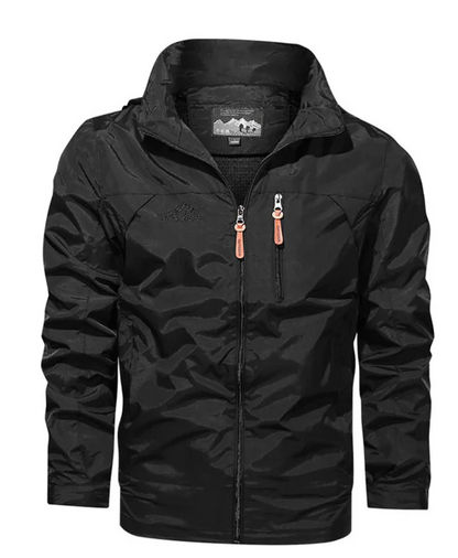 Veste homme outdoor – Coupe régulière – Imperméable respirante – Fermeture zippée