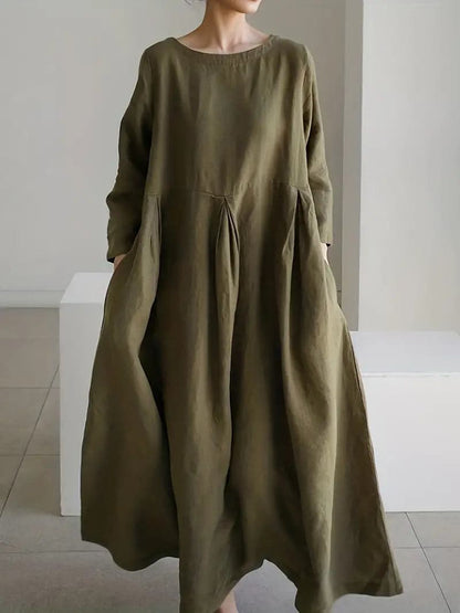 Era - Robe longue ample en finition de haute qualité
