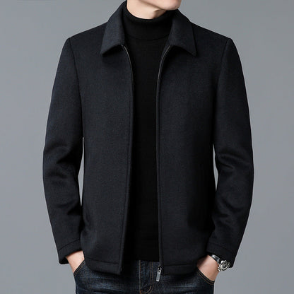 Veste homme – Coupe ajustée – Longueur hanches – Design minimaliste – Fermeture zippée