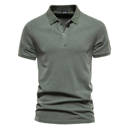 Polo homme – Coupe standard – Maille douce – Manches courtes – Style décontracté