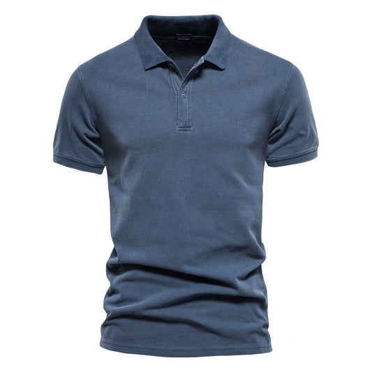 Polo homme – Coupe standard – Maille douce – Manches courtes – Style décontracté