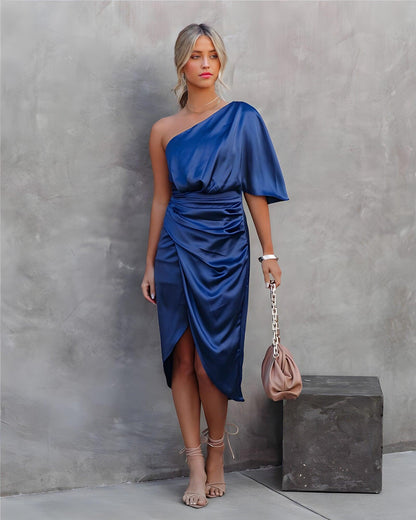 SUZANNE - Robe de soirée élégante en soie