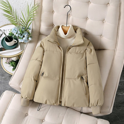 Veste matelassée femme – Coupe oversize – Col montant – Déperlante et chaude