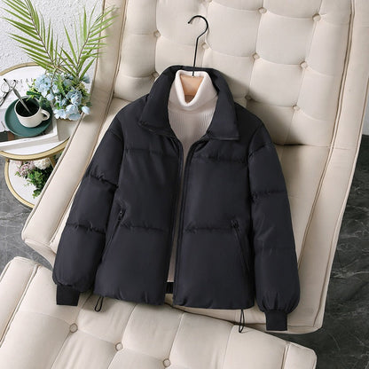 Veste matelassée femme – Coupe oversize – Col montant – Déperlante et chaude