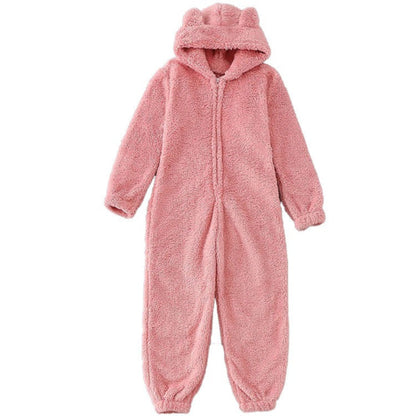 Combinaison Femme à Capuche – Texture Douce Molletonnée – Coupe Ample Longue