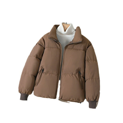 Veste matelassée femme – Coupe oversize – Col montant – Déperlante et chaude