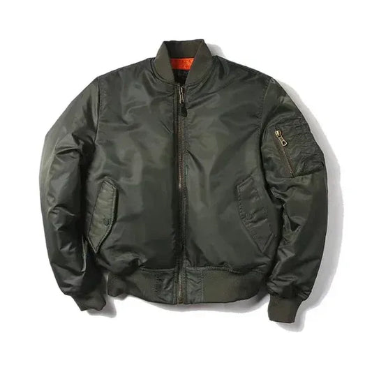 Blouson femme – Coupe décontractée – Tissu coupe-vent – Finition côtelée – Poches zippées