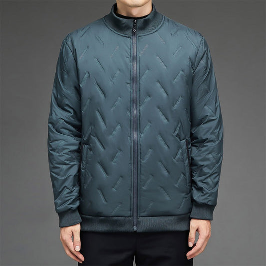 Veste matelassée homme – Duvet isolant – Coupe droite – Col montant zippé