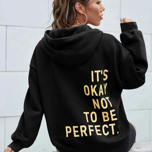 Sweat à capuche femme – Coupe oversize – Coton doux – Manches longues – Style décontracté
