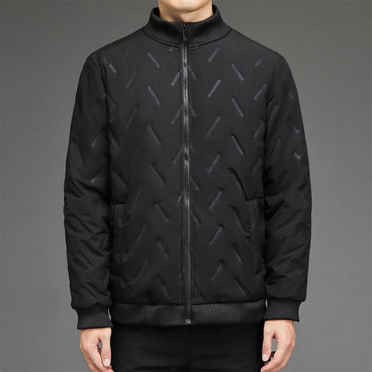 Veste matelassée homme – Duvet isolant – Coupe droite – Col montant zippé