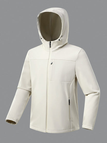 Femme Veste - Softshell Stretch - Coupe Regular - Capuche Ajustable - Manches Longues