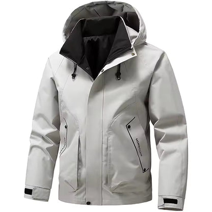 Veste softshell homme – Coupe regular – Capuche ajustable – Déperlante – Légère