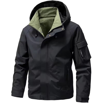 Veste softshell homme – Coupe regular – Capuche ajustable – Déperlante – Légère