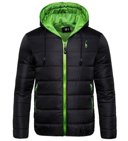 Veste matelassée homme – Coupe régulière – Capuche – Déperlante – Poches zippées