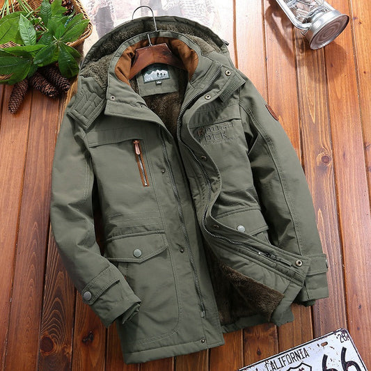 Veste matelassée homme – Coupe ample – Capuche doublée – Poches multiples – Style urbain