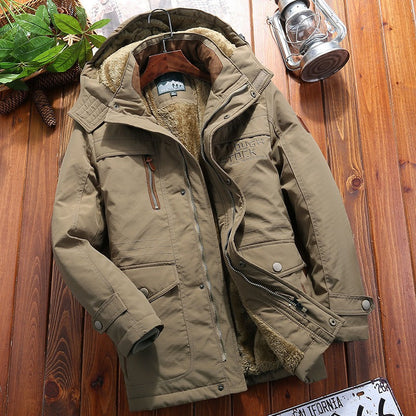 Veste matelassée homme – Coupe ample – Capuche doublée – Poches multiples – Style urbain