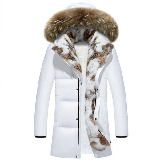 Veste parka femme – Coupe structurée – Capuche amovible – Doublure fausse fourrure