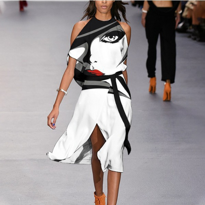 Laura - Magnifique robe aux épaules ouvertes