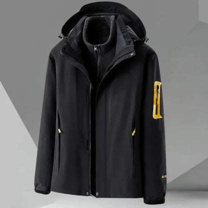 Veste coupe-vent homme – Coupe décontractée – Imperméable – Capuche – Poches zippées