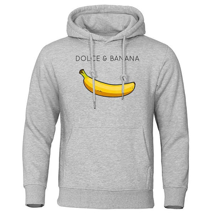Sweat à capuche homme – Coupe décontractée – Coton – Motif graphique ludique