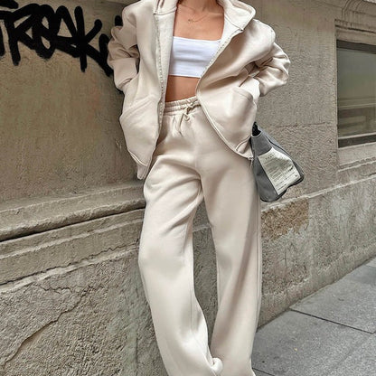 Sweat à capuche femme – Coupe oversize – Coton doux – Zippé avec poches
