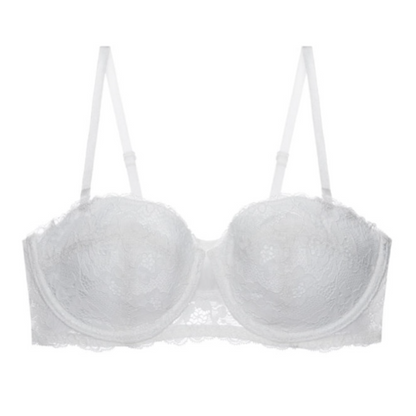 Soutien-gorge balconnet femme – Dentelle respirante – Armatures – Bretelles réglables