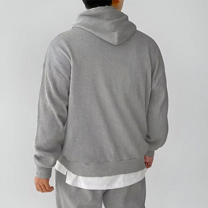 Noah Hoodie Côtelé | Confortable Sweatshirt