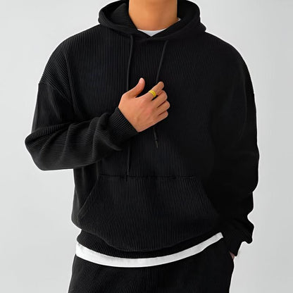 Noah Hoodie Côtelé | Confortable Sweatshirt