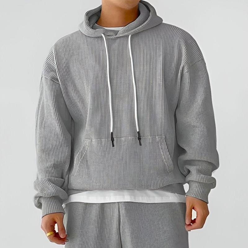 Noah Hoodie Côtelé | Confortable Sweatshirt