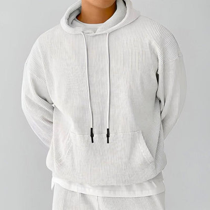 Noah Hoodie Côtelé | Confortable Sweatshirt