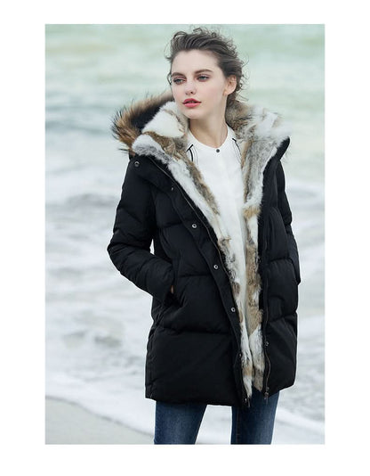 Élégant, Chaud, Confortable Manteau Puffer Damen