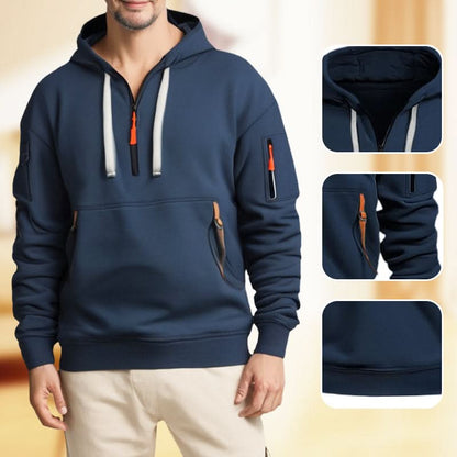 Sweat à capuche élégant, pratique, confortable pour homme