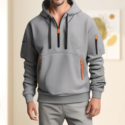 Sweat à capuche élégant, pratique, confortable pour homme