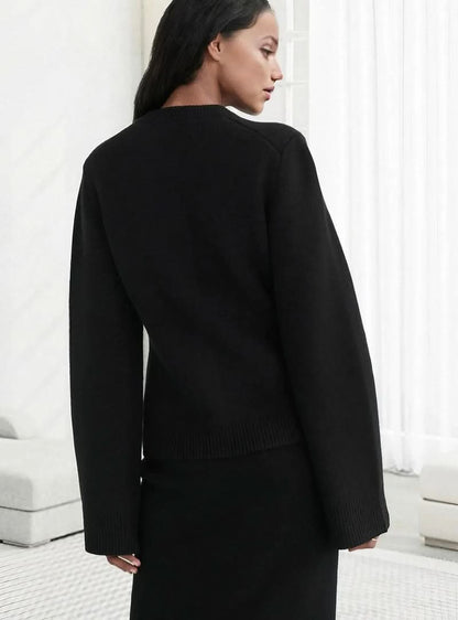 Cardigan boutonné élégant, confortable et moderne pour femme