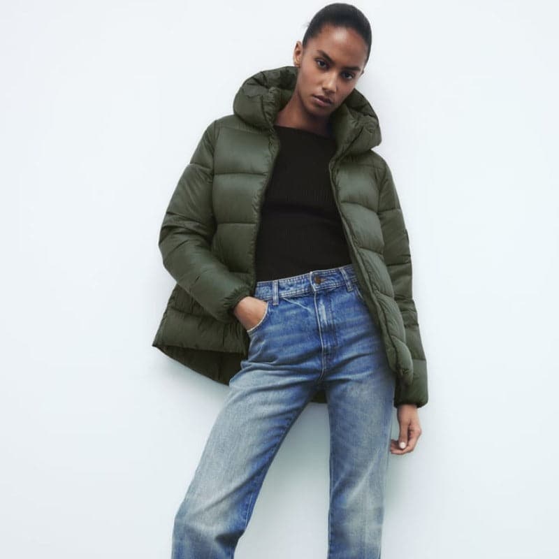 Amélie Veste Chaude | À La Mode Fermeture Éclair Veste